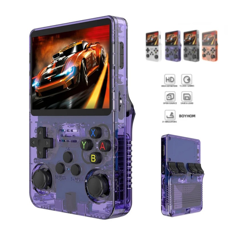 Retro Handheld Game Console 128GB 3.5" IPS Screen Portable Linux Pocket Player