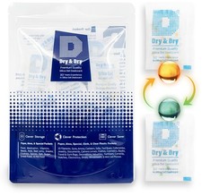 10 gram X 27 PK "Dry  Dry" Food Grade Orange Indicating Silica Gel Packets
