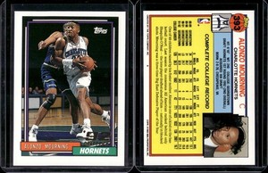 1992-93 Topps 92 Draft Pick #393 Alonzo Mourning Rookie RC