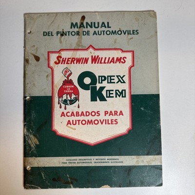 Sherwin-Williams OPEX KEM Del Pintor De Automoviles