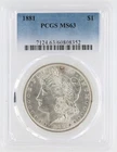 1881 Morgan Silver Dollar PCGS MS64 S$1 Philadelphia Minted No Reserve