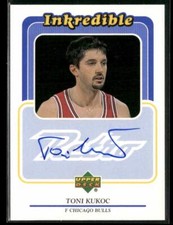 1999-00 Upper Deck Retro - Inkredible Toni Kukoc #TK (AU) for sale 