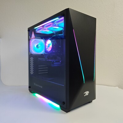 ARGB Gaming Desktop PC Core i7 32GB RAM up to 2TB SSD Nvidia RTX5060 WIN11 WIFI