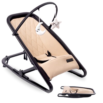 ILEYNA Babywippe | 2-in-1-Babybouncer, 0 2 Jahre, bis zu 9kg, Faltbar & Leicht