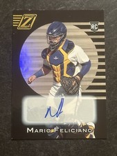 2021 Panini Chronicles Zenith Auto Mario Feliciano #13 Rookie Auto RC Brewers