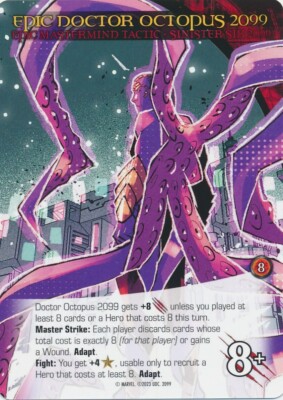 DOCTOR OCTOPUS EPIC UD Marvel Legendary 2099 MASTERMIND TACTIC