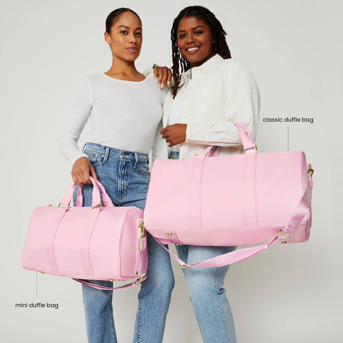 Stoney Clover Lane Mini Duffle Bag NWD Flamingo Pink Pearl