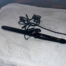 Lanvier 1 Inch Extra Long Hair Curling Iron with Ceramic Tourmaline Barrel