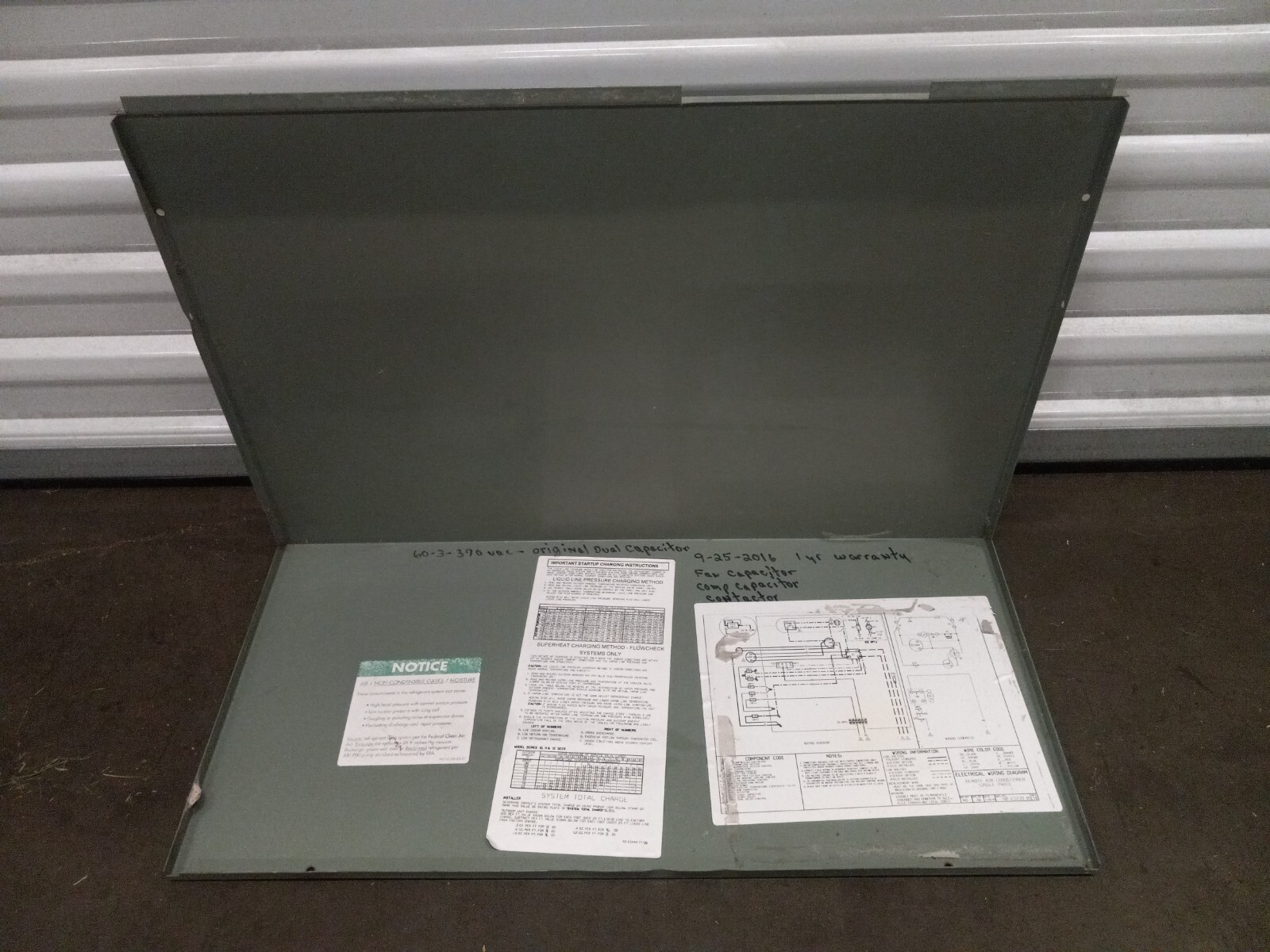RHEEM ACCESS DOOR PANEL from Condensor model UAKA042JAZ eBay