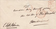 POLITICS 1835  Free Front signed Christopher Fitzsimons MP for Dublin