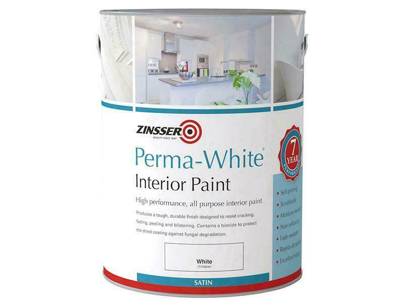 Zinsser Perma-White Interior Paint Satin 2.5 Litre ZINPWIS25L