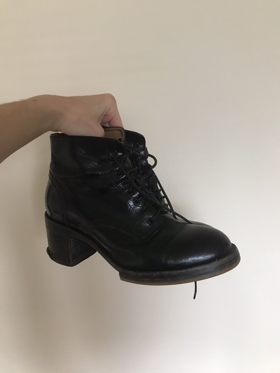 Officine Creative Womens Lace Up Heeled Boots 37.5 | eBay display picture 1