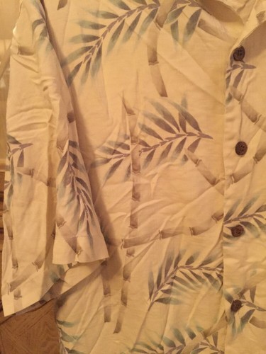 Tommy Bahama Button Up 100% Silk Size Large Men's Vacation Wear - Picture 5 of 12