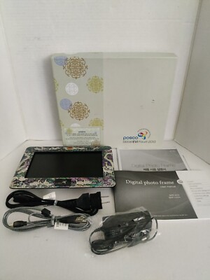 Samsung Digital Photo Frame SPF-87H 8'' Screen 1GB Custom Posco Global Forum 2010