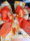 15” Halloween Autumn Handmade Ribbon Bow For Decorations — photo 3