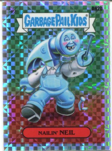 Garbage Pail Kids Chrome Series 4 X Fractor [150] Base Card AN2b NAILIN' NEIL - Picture 1 of 1