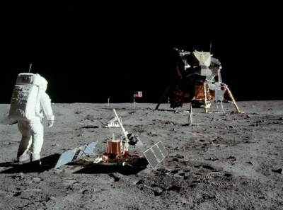 Apollo 11 Moon Walk Buzz Aldrin PHOTO MOON MISSION Lunar Module Eagle