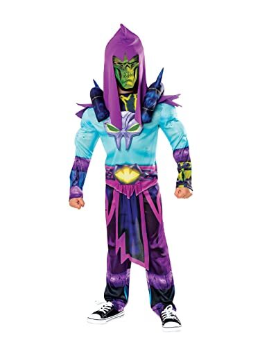 MOTU - KIDS SKELETOR DLX - FANCY DRESS COSTUME (SIZE: 5-6) Unisex Costumes NUOVO