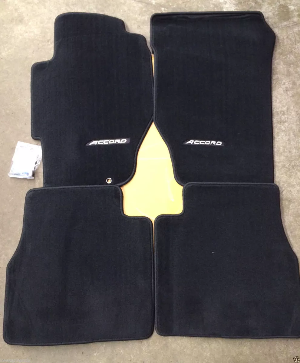Genuine OEM Honda Accord 2dr Coupe Black Carpet Floor Mat Set 1998