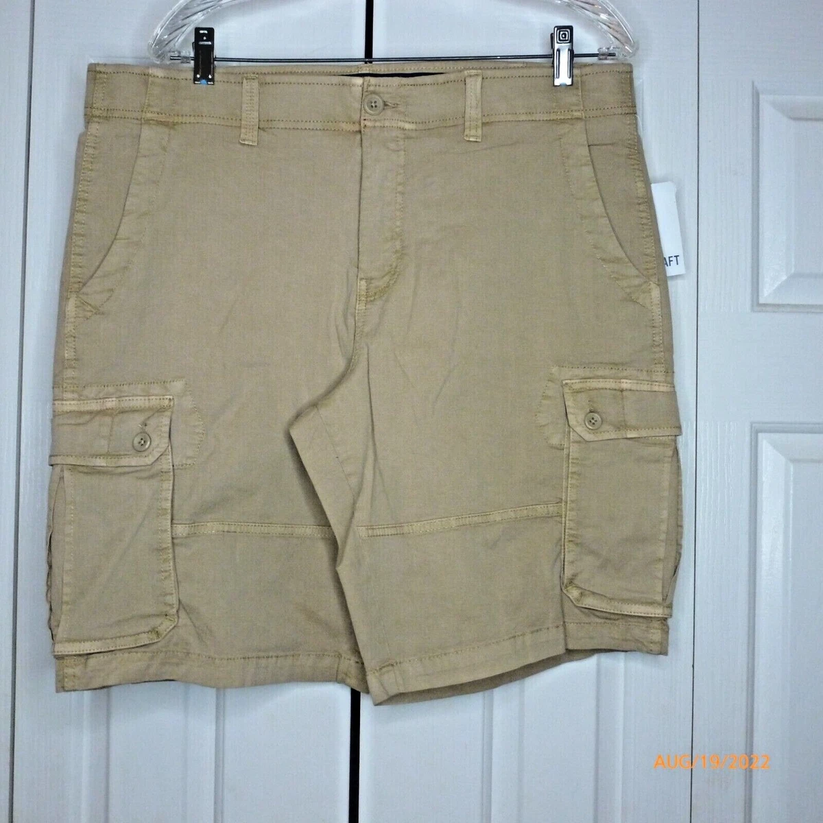 men s true craft cargo shorts khaki 36