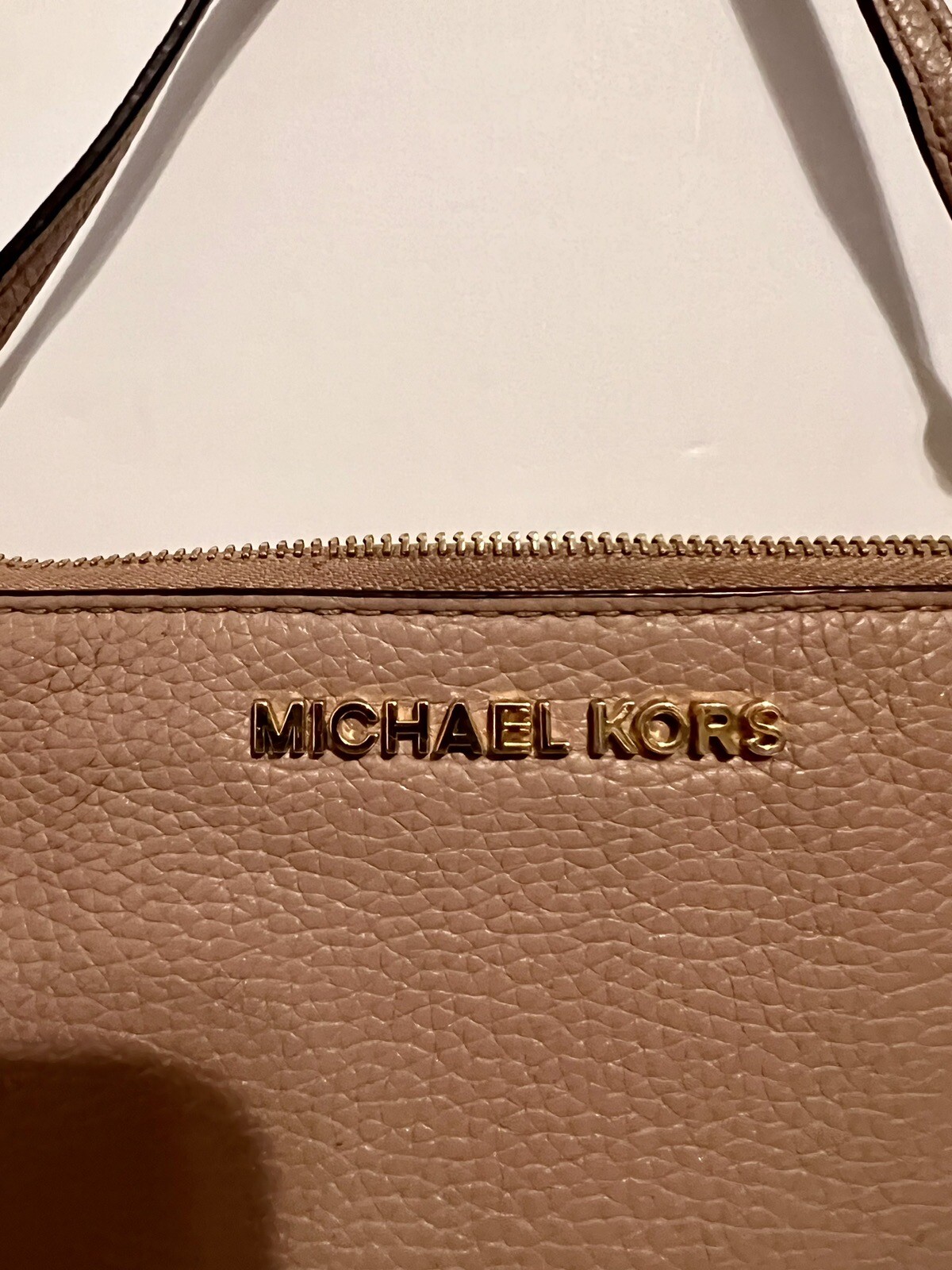 Michael Kors Adele Pebble Leather Double Zip Crossbod… Gem