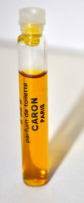 Vintage Caron INFINI 0.06 oz 2 ml Eau De Parfum Travel Sample Vial Paris France