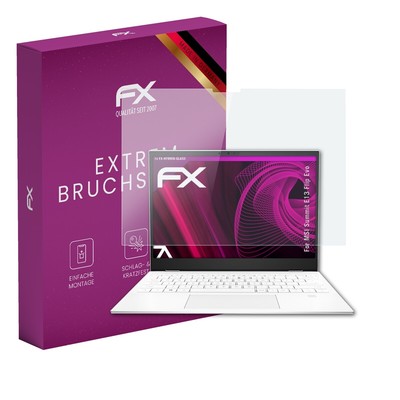 atFoliX Glasfolie für MSI Summit E13 Flip Evo Displayfolie 9H Schutzpanzer
