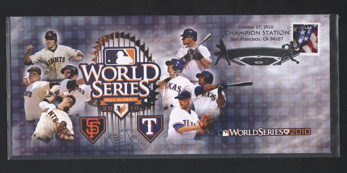 T-shirt San Francisco Giants – Série Mondiale 2010 – Noir, Taille XL, Neuf, Licence Officielle