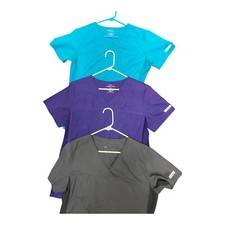 Womens Cherokee Scrubs Top Pro Flexibles Stretch Side Inserts Pockets M Medium