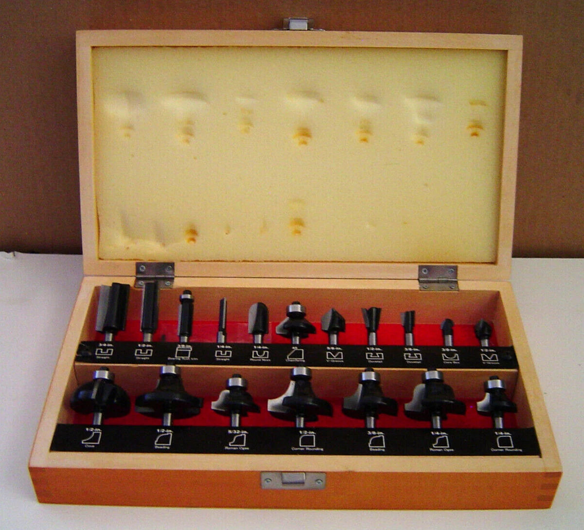 Craftsman 75th anniversary router bit set outlet