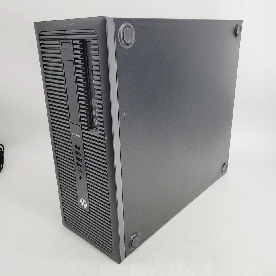 HP ProDesk 600 G1 TWR i5-4370 3.2GHz 8GB RAM 256GB SSD Windows 10 / Tower Only - Image 3 of 4
