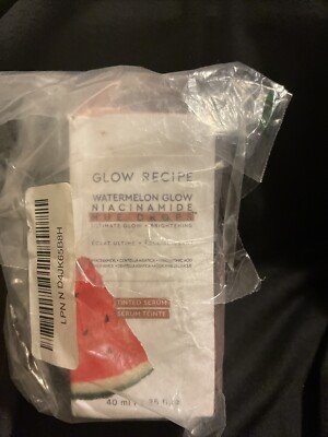 Glow Recipe Watermelon Glow Niacinamide Hue Drops Sun Glow Serum, NEW (1.35 oz)