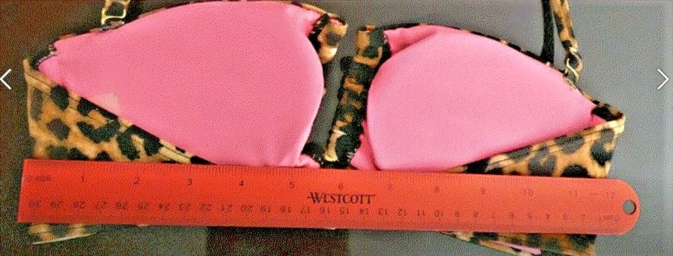 Top de baño Express - Estampado de tigre - Talla S - Nunca usado - Muy atractivo Foto 3 de 4