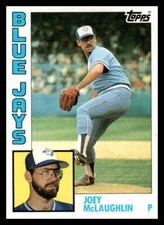 1984 Topps Joey McLaughlin #556 Toronto Blue Jays