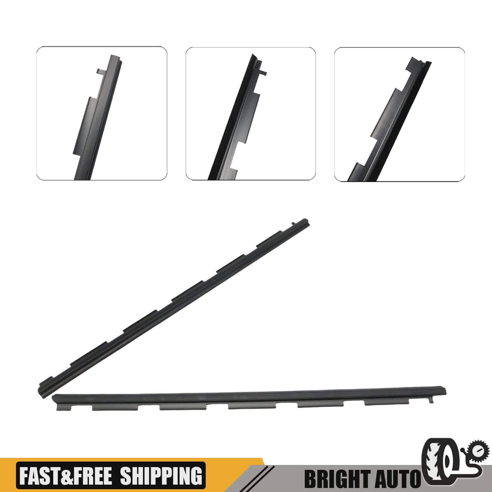 88-00 Chevy GMC Pickup Front Window Sweep Weatherstrip Seal Pair – Durable Fitment