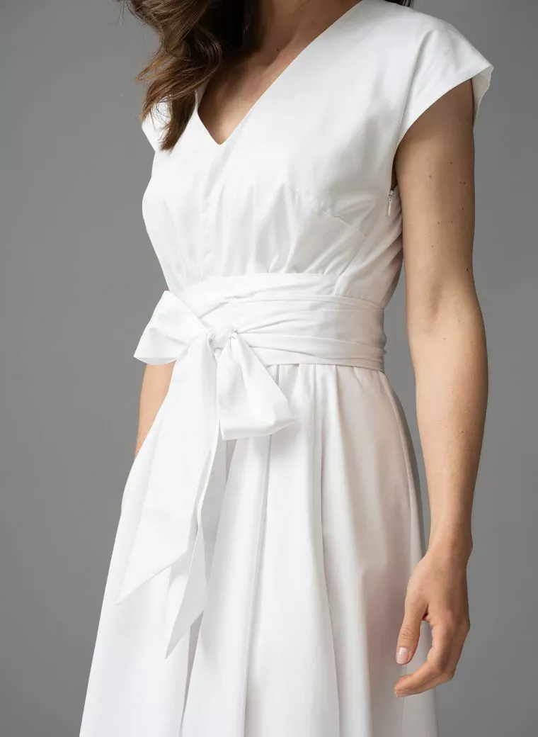 White company hotsell dresses ebay