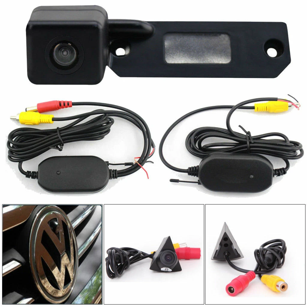 Direct Fit Front Rear Wireless Reverse Camera For VW California Caravelle T5