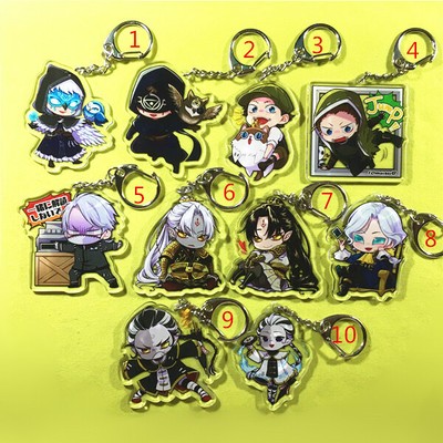 Game Identity V Survivor Aesop Carl Embalmer Emma Wallet Key ring Keychain 