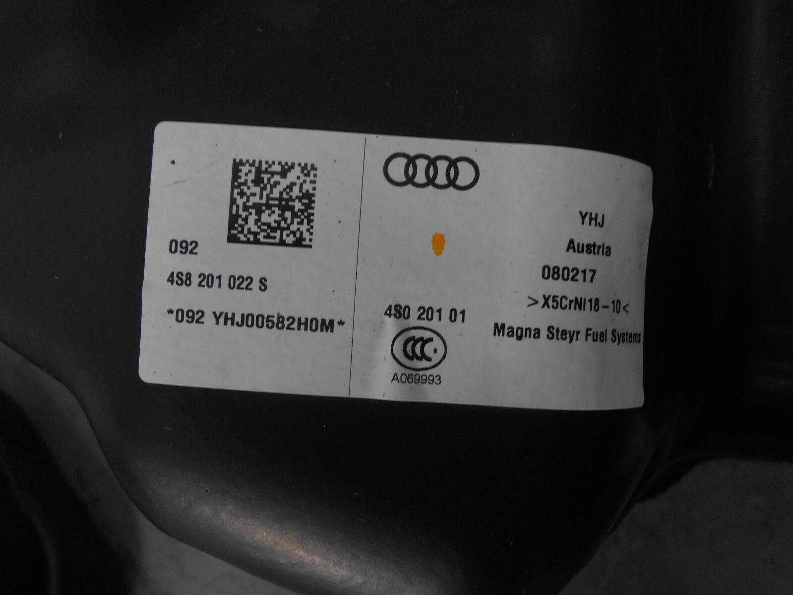 2017 16 18 19 Audi R8 V10 Plus Fuel Tanks #4451 M3