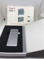 Suntrsi USB Type c / HDMI hub 2-Port USB 3.0 Data Hub with C-type charging po...