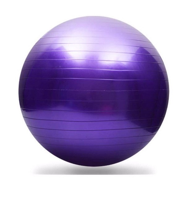 purple exercise ball