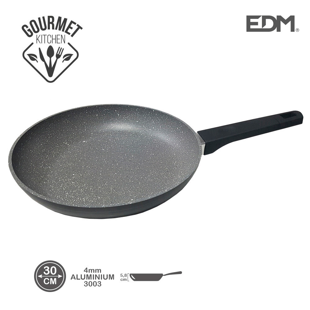 Sarten Antiadherente Ø 30Cm Alto 5,8Cm Espesor 4Mm Profesional Line - Edm En Oferta E3/76668 Sarten Antiaderente - &Quot;Professional Line&Quot; - Whitford Tecnology - Ø30Cm