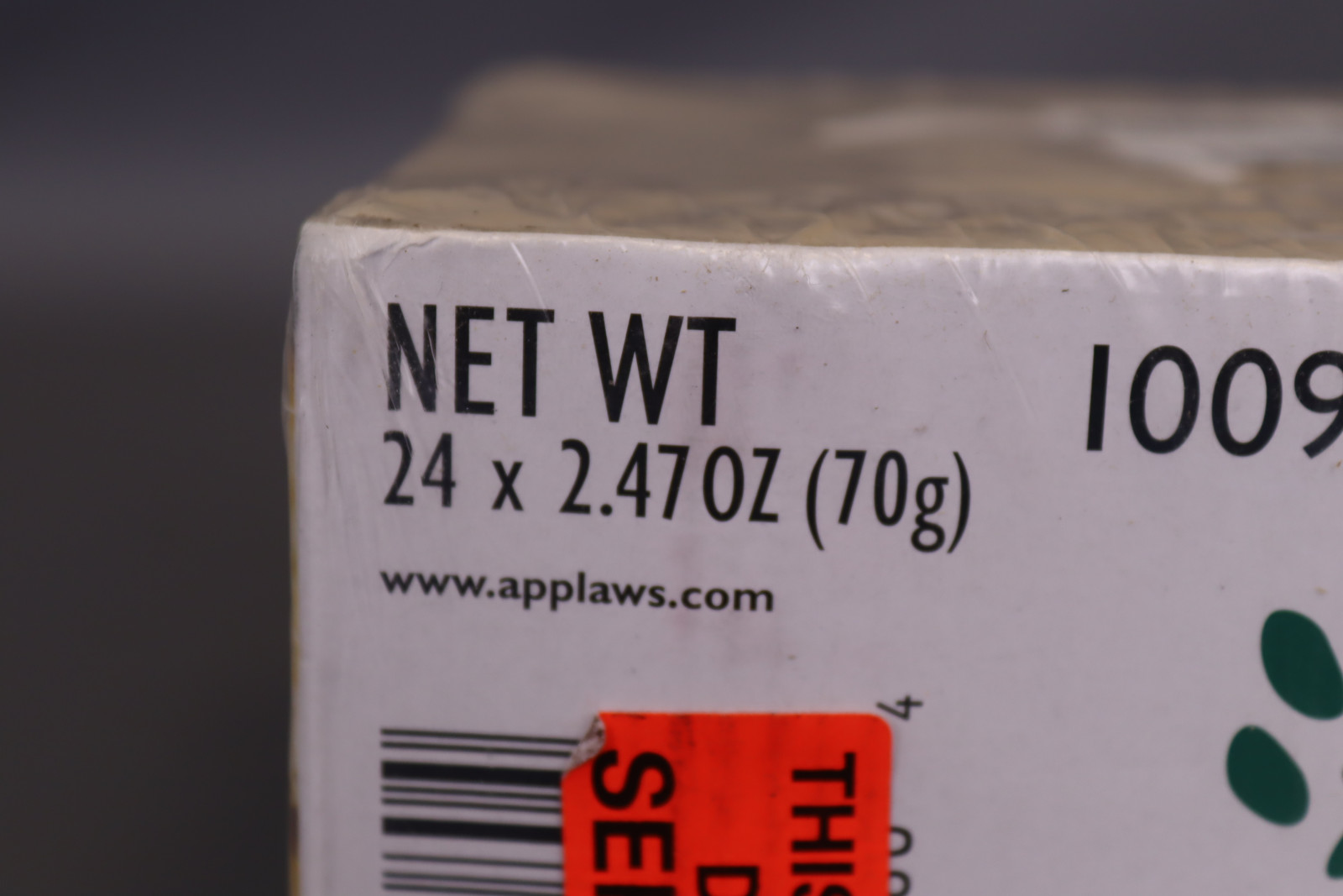 Applaws Natural Wet Cat Food Tuna with Seaweed in Broth, 2.47oz Cans, 24 Count