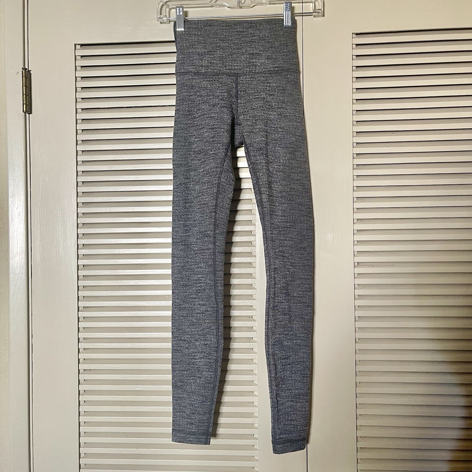 Leggings Lululemon Wunder Under Tejidos Negros Jaspeados 2-image