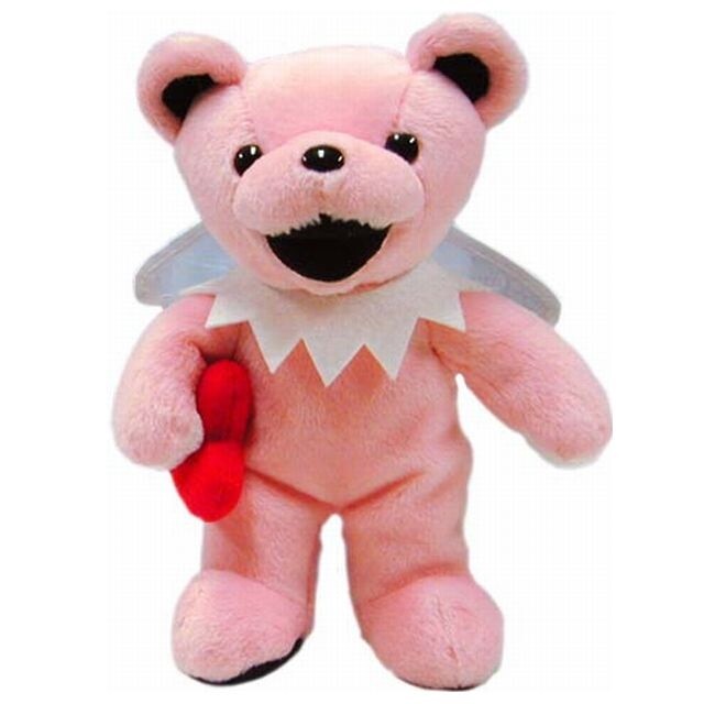 レアRuby;Grateful dead bear BEANBEAR RUBY 7 inches Grateful Dead Bean Bear Dead Bear F/S