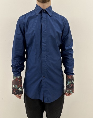 Camisa Kenzo Homme Para Hombre Rara Floral Puños Talla 39/15 1/2 - Imagen 3 de 13