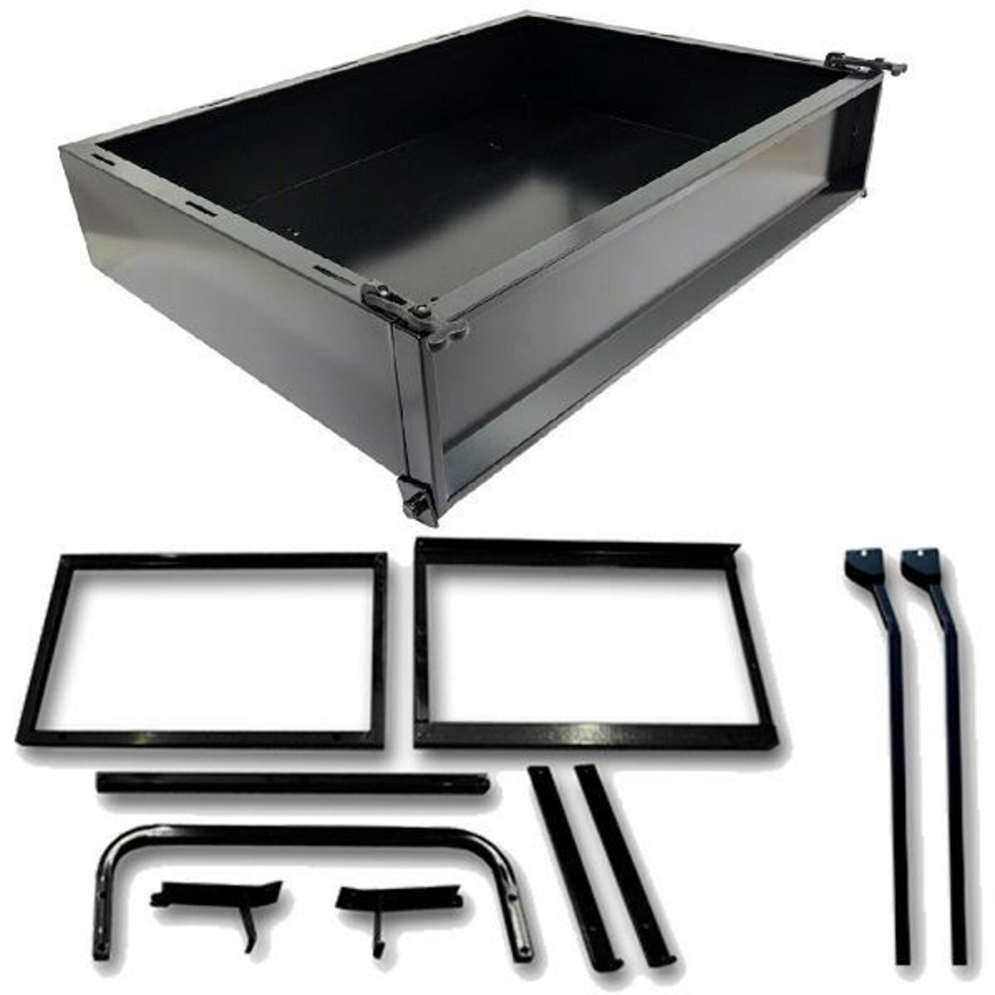 Club Car Precedent Tempo Golf Cart GTW Steel Cargo Utility Box w/ Mounting Kit