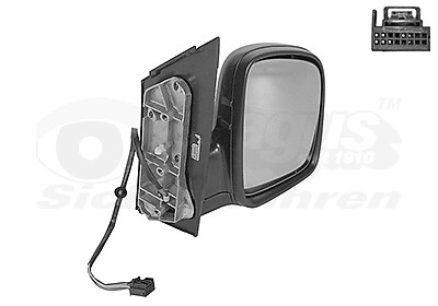VAN Wezel 5867808 AußEnspiegel For VW-image