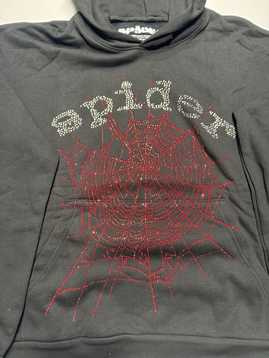Sp5der/Spider Hoodie Rhinestone | eBay