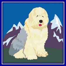 30 Custom Sheep Dog Personalized Address Labels